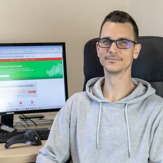 Nagy Gergő, szerviztechnikus a Webmaxx csapatában